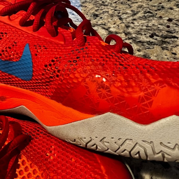 Nike Air Zoom Crusader Hyperdunk - team orange/photo blue sz 11 - Picture 8 of 9